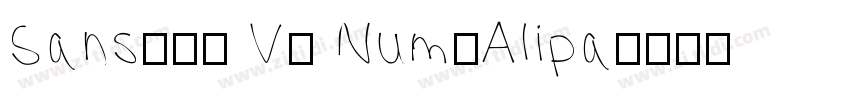 Sans102 V2 Num_Alipa字体转换